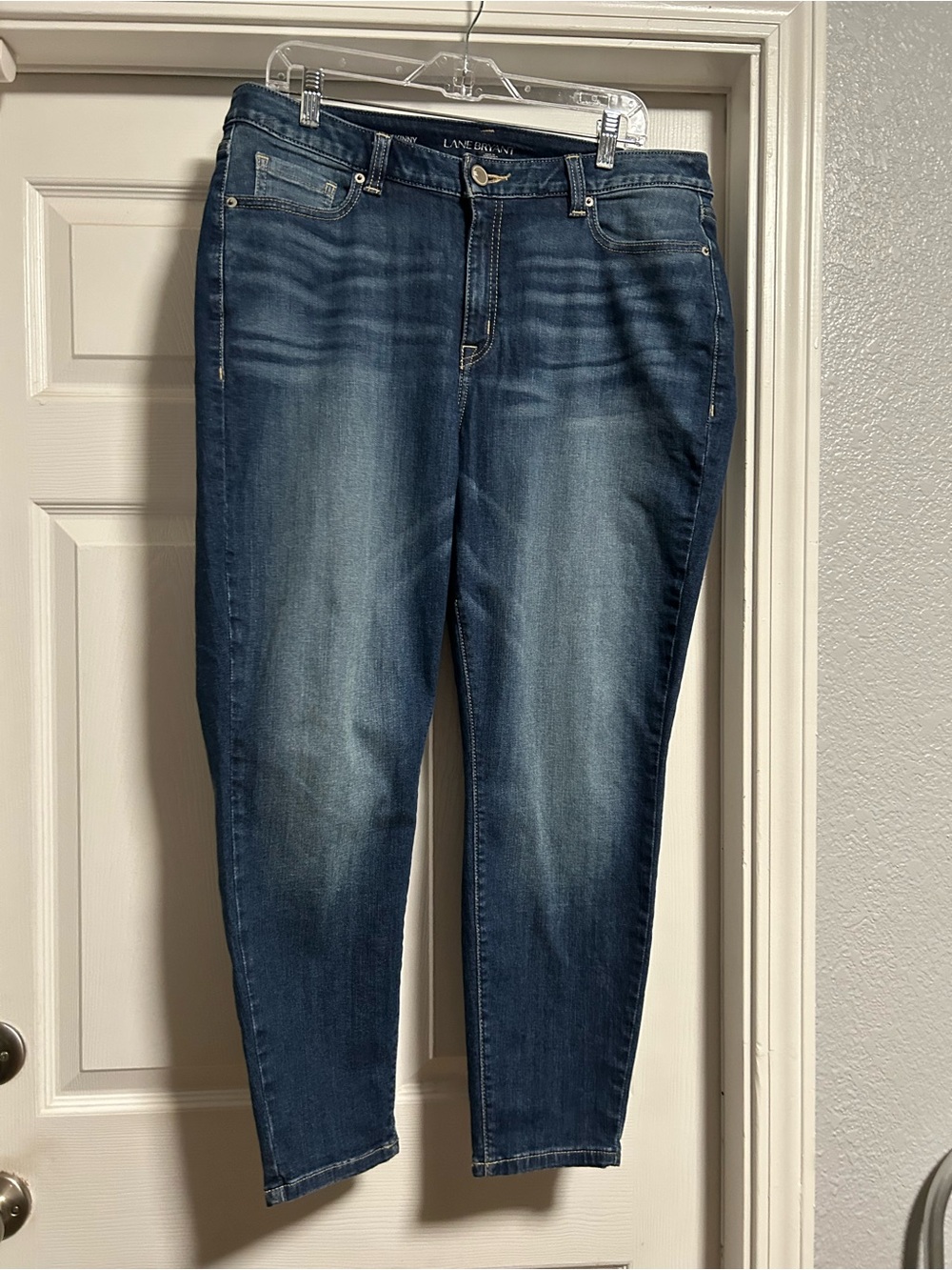 Lane Bryant Medium Dark Blue Skinny Jeans